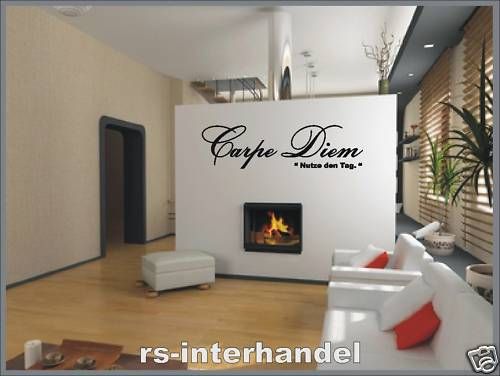 717 Zimmmerdeko Wandtatoo Spruch Walltatoo Carpe Diem Nutze den