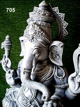 PRABHA GANESH   Mannu Skulptur 83cm(705)statt 175, 