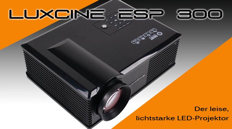 HD LED Beamer Luxcine LX300HD 720p 2x HDMI Projektor Hd Ready @NEU