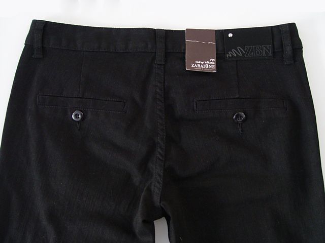 ZABAIONE Jeans schwarz Gr 34 W27/L32 Stretchhose 707