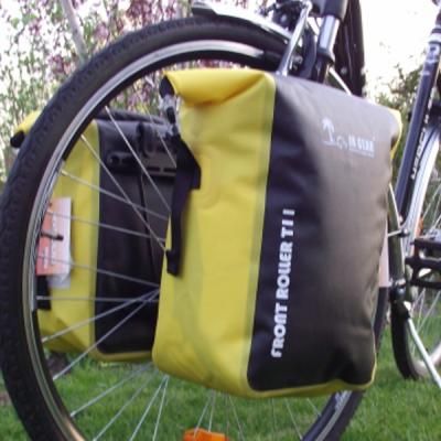 Wasserdichte Fahrrad Taschen Frontroller 2 x 11 l gelb