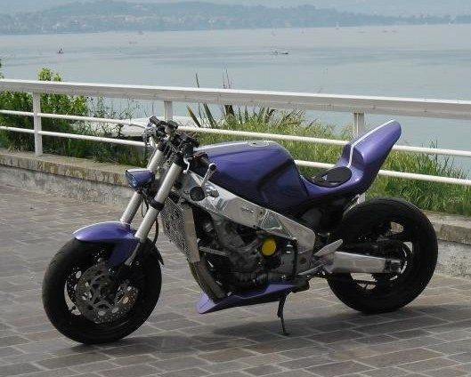 Yamaha FZR 1000 STREETFIGHTER Heck, Sitzbank Höcker