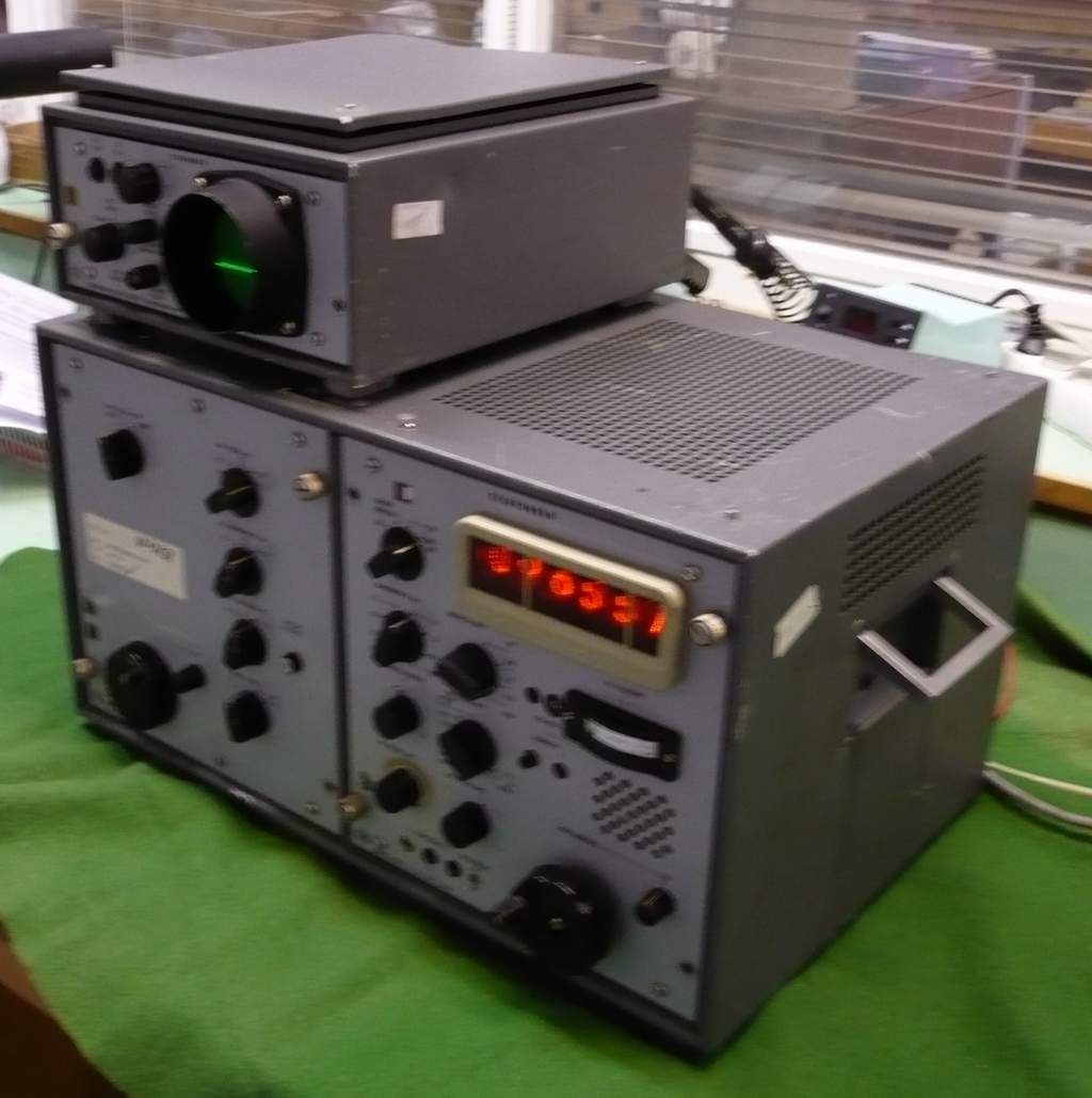 Telefunken EUK 724 HF VHF Empfanger Receiver+Panorama Unit_[=T