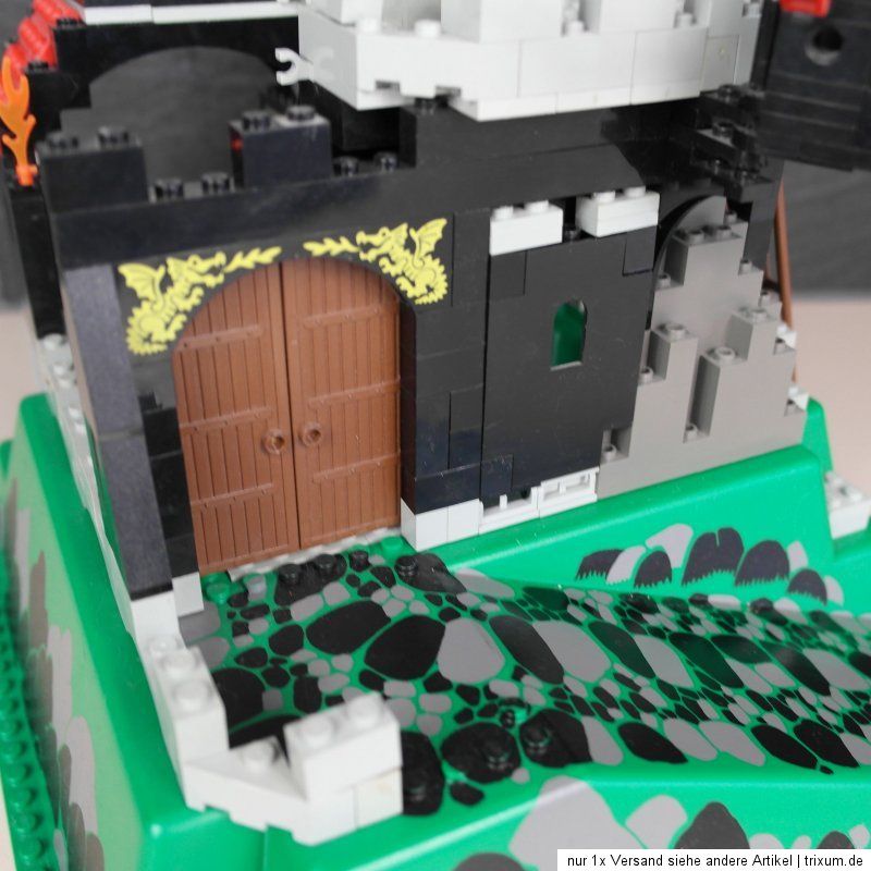 Lego 6082 Ritter Ritterburg Burg Castle Drachenstein 3D Basisplatte