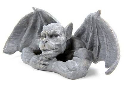 Gargoyle Büste Figur Torwächter Gartenfigur Typ B