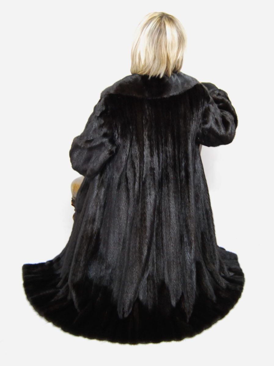 S748 Nerzmantel Nerz Pelzmantel Pelz Mantel Fur Mink Coat шуба