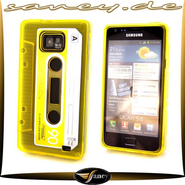 Samsung i9100 Galaxy S2 Silikon Schutz Hülle Case Cover Tasche Schale