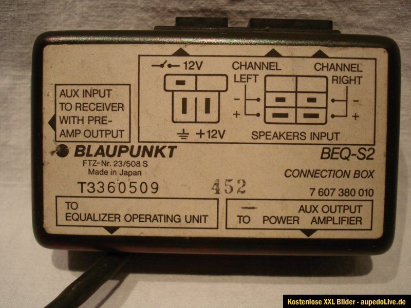 Oldtimer Autoradio Blaupunkt BEQ S 2 Schwanenhals, Rarität