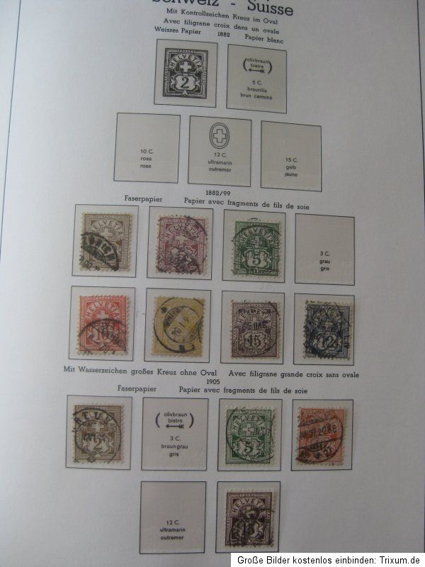 Dienst , Porto  und Telegrafenmarken bis 1950, gestempelt