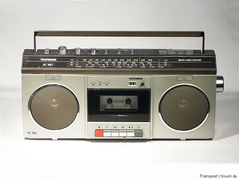 TELEFUNKEN RC740 STEREO RADIORECORDER GHETTOBLASTER BOOMBOX RADIO