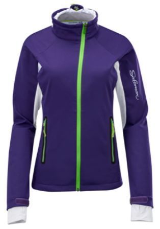 SALOMON ACTIVE lll SOFTSHELL JACKET Damen Softshelljacke * lila * Gr