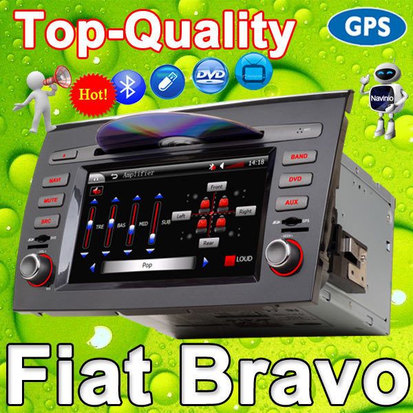 Fiat Bravo GPS Car DVD Player Autoradio Navi für Navigation i phone4