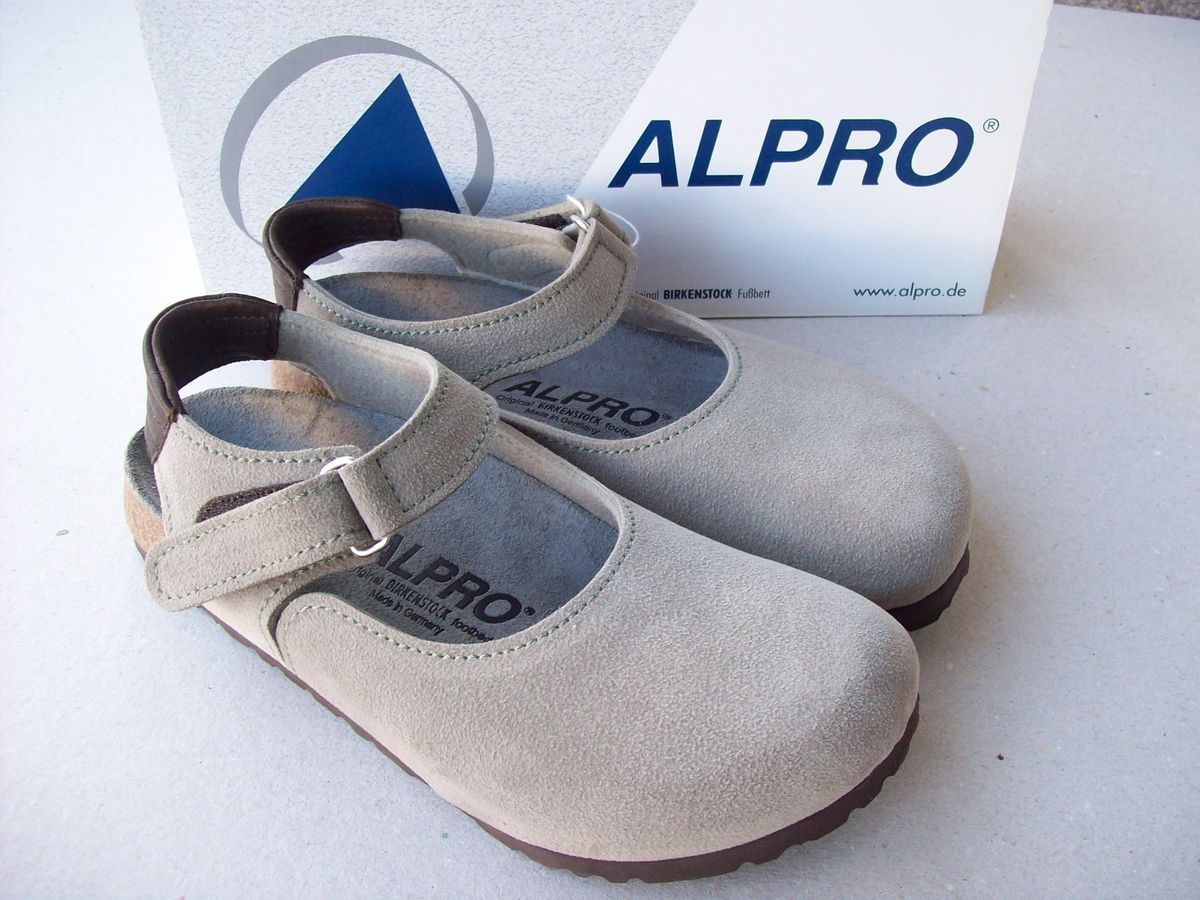 Original Birkenstock Fußbett Schuhe Gr.36 Alpro Clog taupe NEU A763