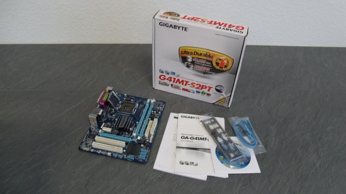 GigaByte GA G41MT S2PT Mainboard Sockel 775 micro ATX Intel G41 156294