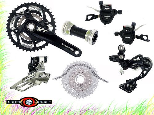 Shimano XT Schaltungsgruppe 780 Mod. 2012 schwarz