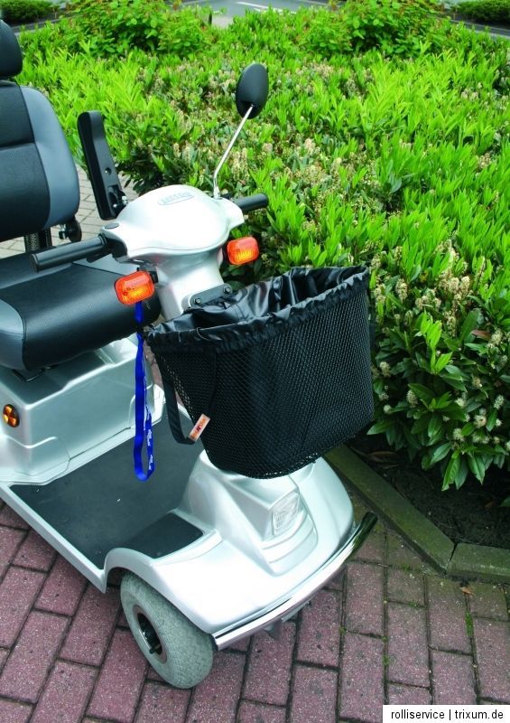 Rollstuhl, Scooter, Elektromobil   Scootertasche mit Regenhaube für