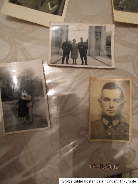 Portraitfoto ek1 ek2 Orden ww 2 WK Fotoalbum 1 WK Fernglas Fotos