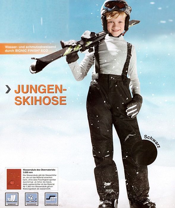 Kinder Skihose Schneehose Hose Schnee Latzhose Jungen Mädchen Gr.122