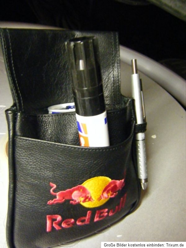 RED BULL Kellnertasche LEDER Geldbeuteltasche WALLET BAG Gürteltasche