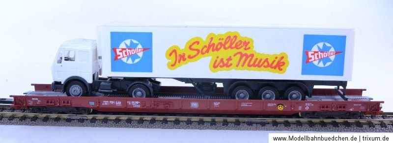 Fleischmann 5272 – Taschenwagen Rollende Landstraße der DB