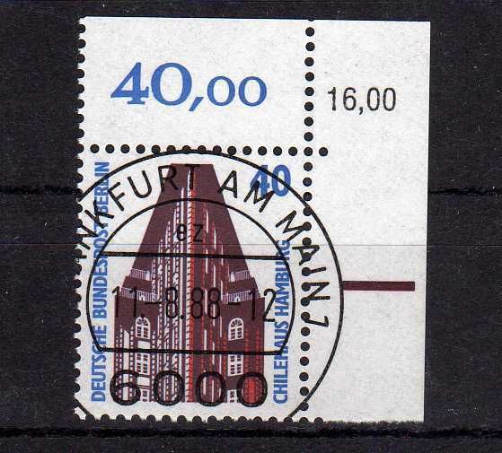 1988 Mi.Nr. 816 mit OR mit KBWZ gestempelt Frankfurt /Main