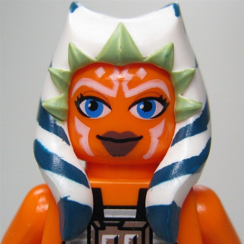 LEGO Star Wars Custom Figur Ahsoka Tano oranger Pilotenanzug