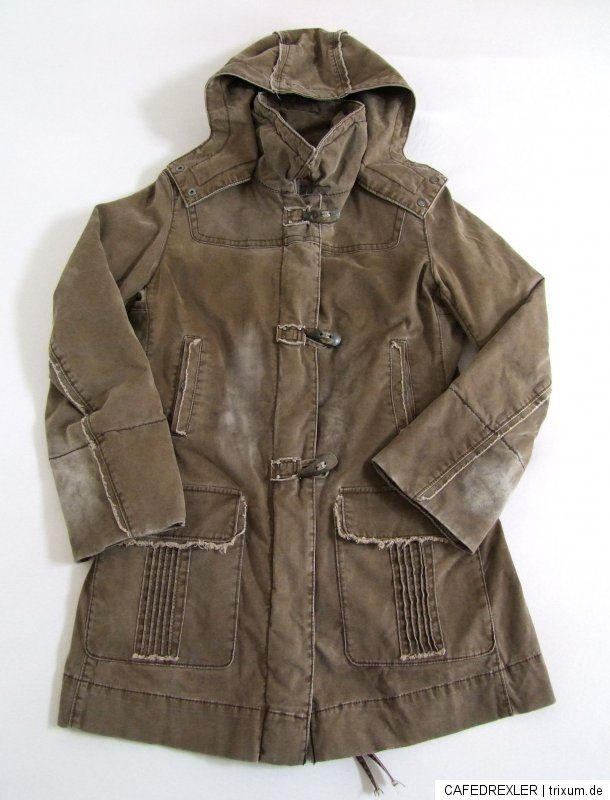 CINQUE Parka MANTEL Anorak JACKE tailliert DUFFLECOAT Gr.38/40