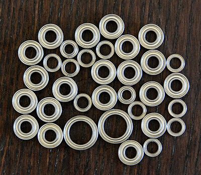 34pcs) TAMIYA 118 TLT 1 ROCKBUSTER / MAX CLIMBER Metal Sealed Ball