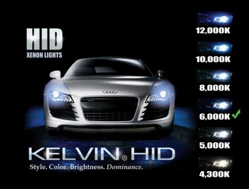 KIT XENON H1 H3 H4 H7 H4 3 6000K FARI XENO DIGITALE HID