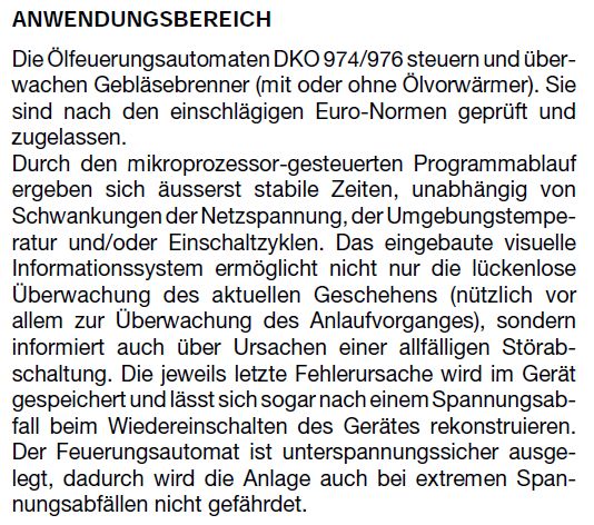 Öl Relais Steuergerät Satronic Honeywell DKO 974 Mod.5