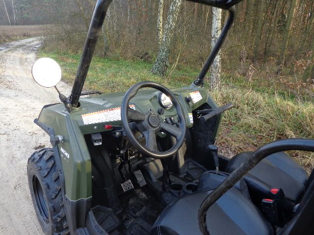 Polaris Ranger RzR 800 4x4 4x2 quad atv mit Schneepflug