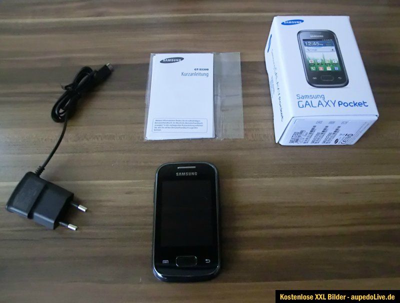 Samsung Galaxy Pocket GT S5300 3 GB   Schwarz (Ohne Simlock