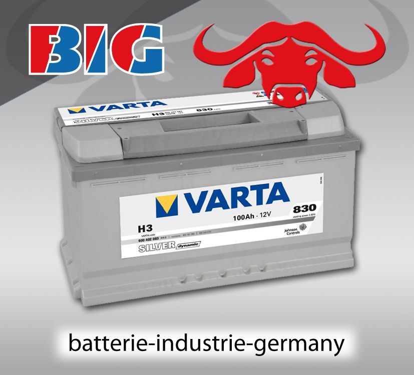 VARTA Silver Dynamic Batterie 100Ah MERCEDES E Klasse