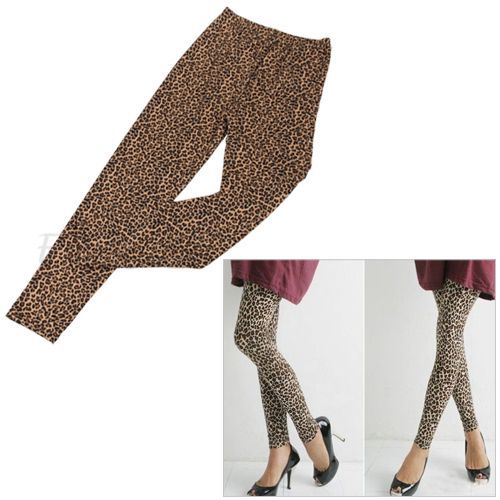 Leopard Leggins Leggings Legging Leggin Einheitsgröße