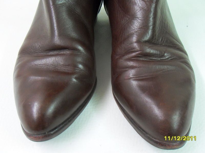 80er*Vintage*Langschaft*Boots*39*Military*Stiefel*Reiterstiefel*Cognac