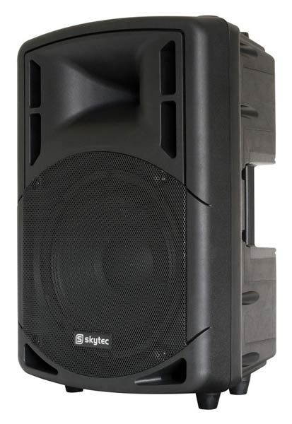 800W AKTIVLAUTSPRECHER Aktivbox USB/SD  Player Bass Skytec RC15A