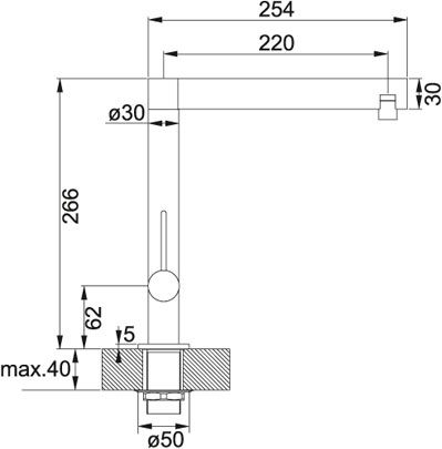 Franke Armatur 880 Chrom HD