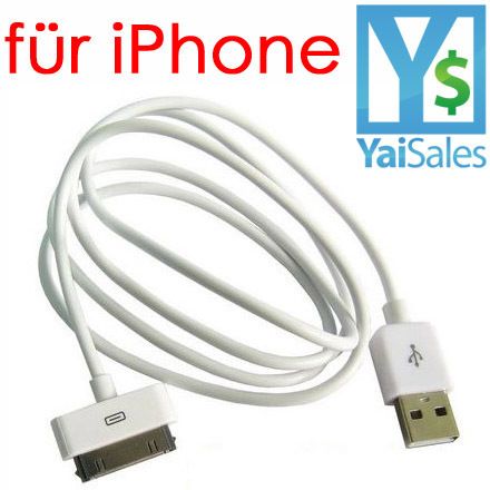 USB Kabel Ladekabel Sync Datenkabel iPod iPhone 3 3G 4G