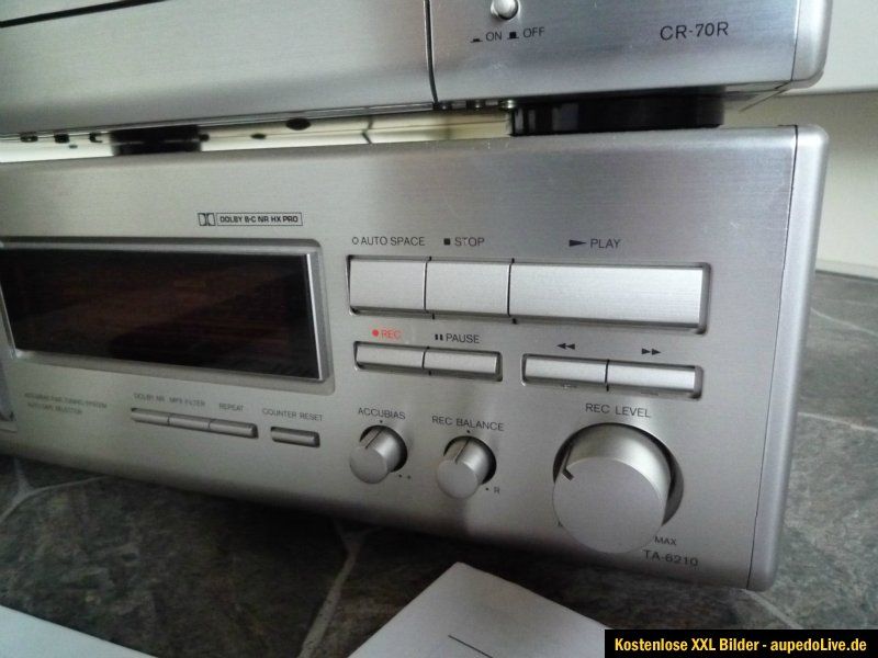 Onkyo CR 70R und TA 6210 Cd Receiver und Kassettendeck mit