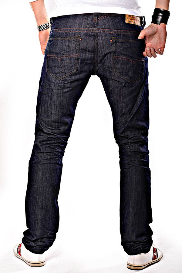 Diesel Thavar 0880G 880G Herren Jeans Slim Skinny Röhrenjeans