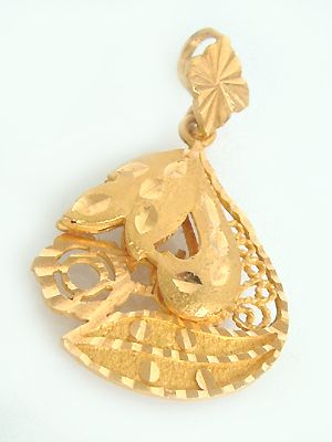 ANHÄNGER in 21 kt Gold (875/000),