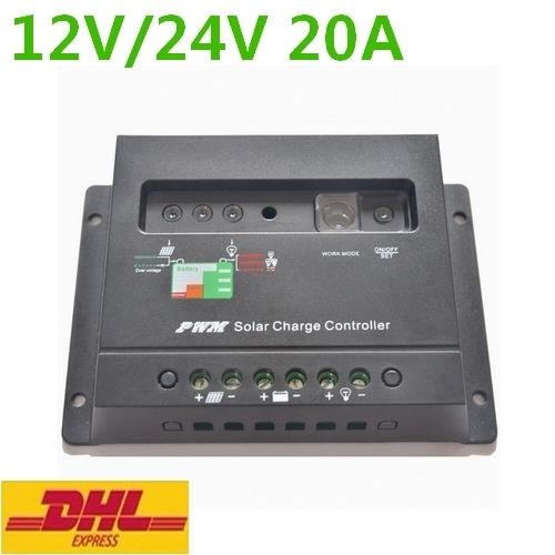 20A 12V 24V Solar Laderegler Solarregler Solarpanel Controller