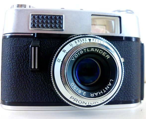 Voigtländer VITORET D mit Objektiv Prontor 125 Lanthar 2,8/50 und