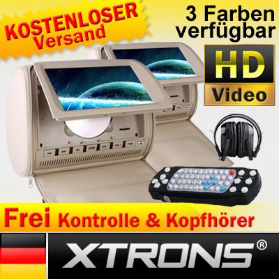 HD905** 2x 9 Kopfstütze Auto DVD Player Digital Screen