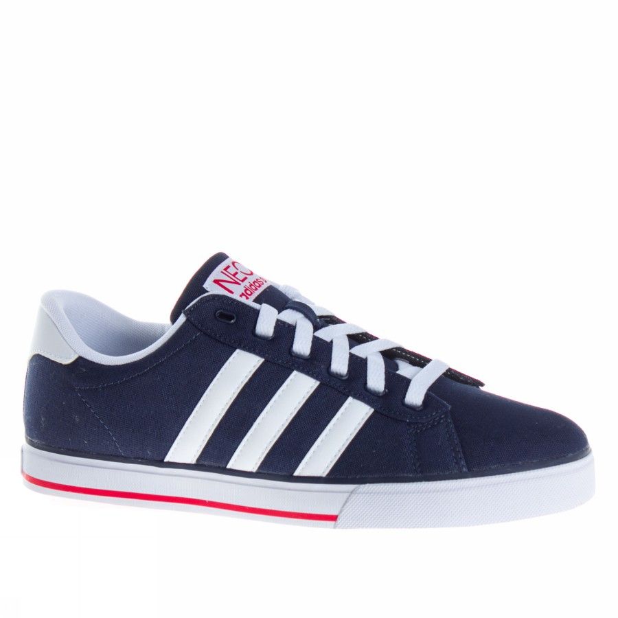 Adidas Se Daily Vulc [40,5, Uk 7] Dunkelblau Weiss Schuhe Herren Neu