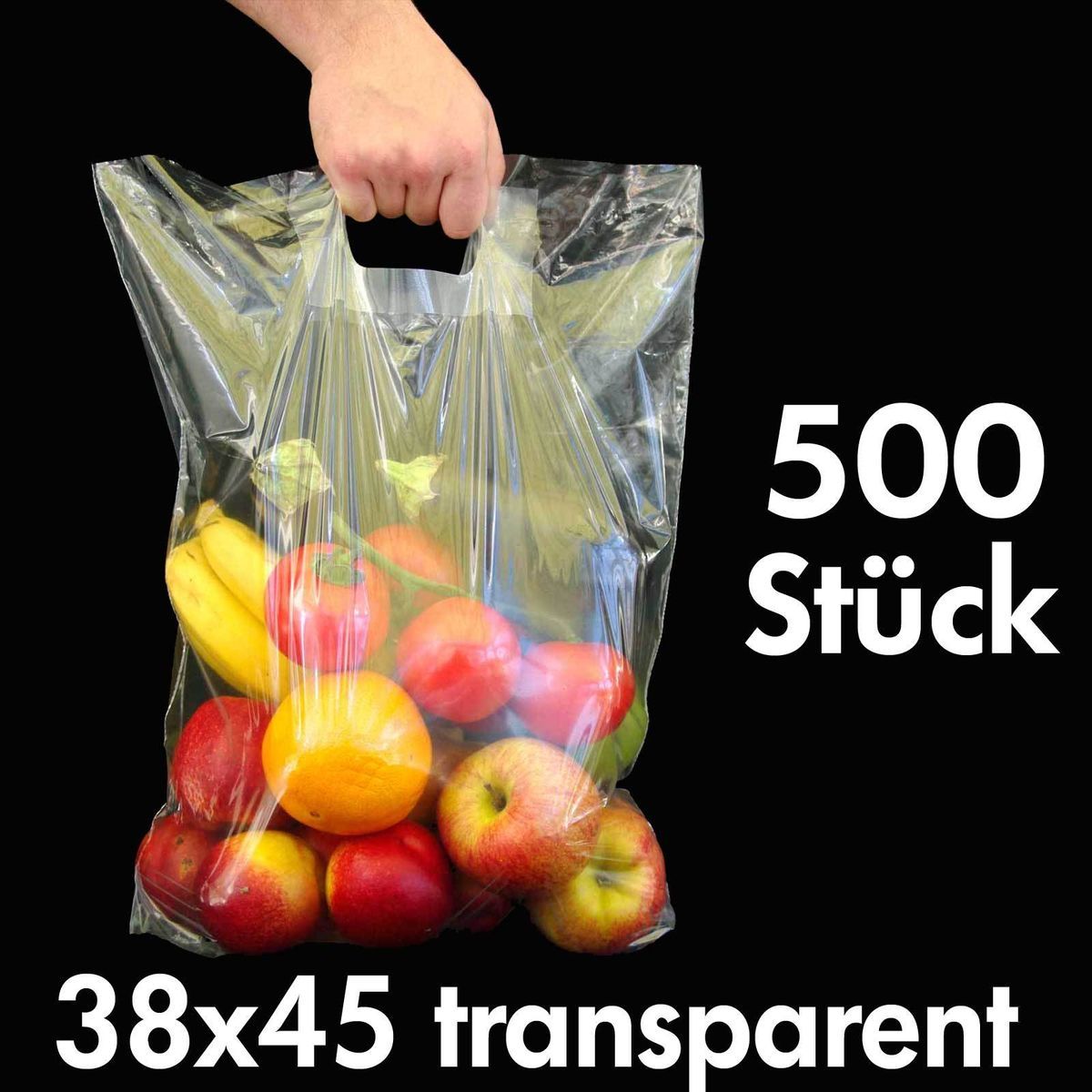 500 Einkaufstüten Tüten Plastiktaschen Folientaschen