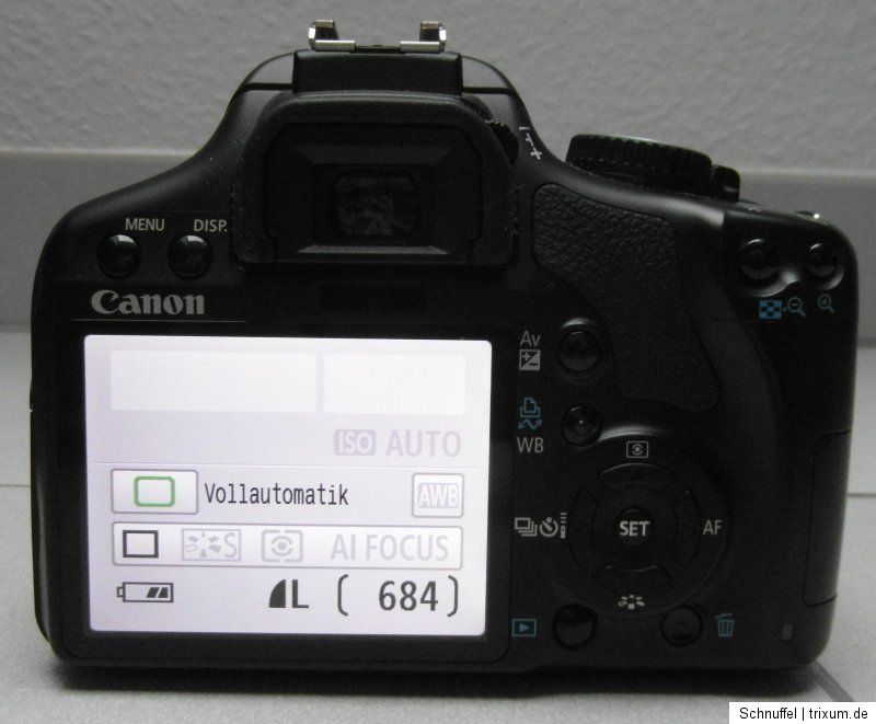 CANON EOS 450D digitale Spiegelreflexkamera mit EF S 18 55 IS Kit