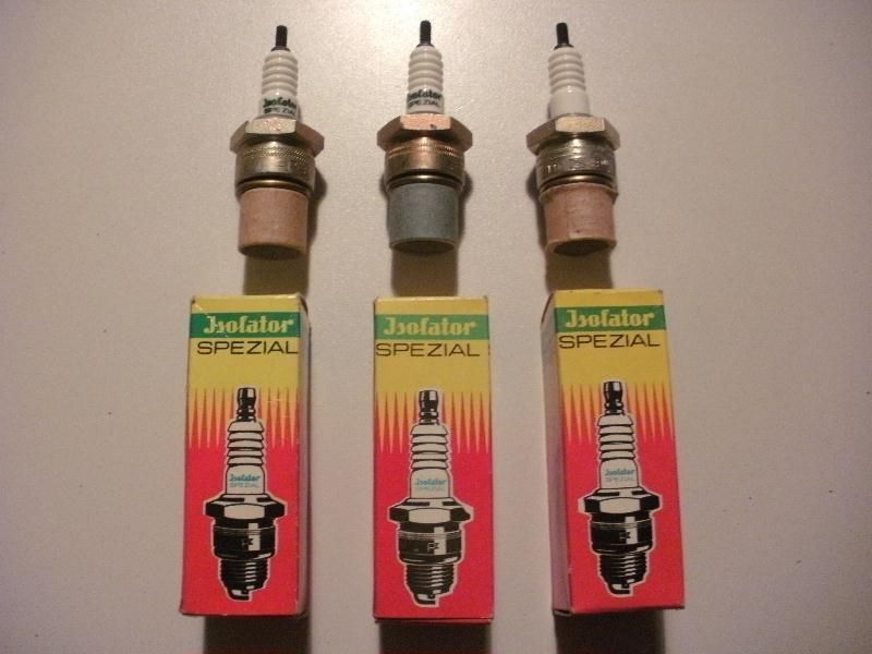 3x Isolator Spezial Zündkerzen T18 Wartburg Barkas B1000