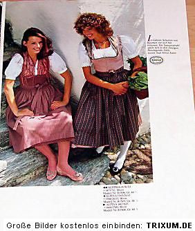 Rhomberg Dirndl Sommer ´83 39 Modelle