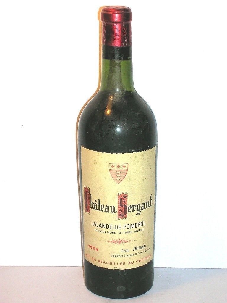 1964 Chateau Sergant Lalande de Pomerol Jean Milhade